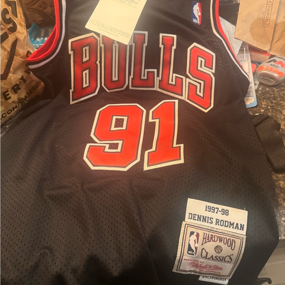Brand new Chicago Bulls - Dennis Rodman jersey